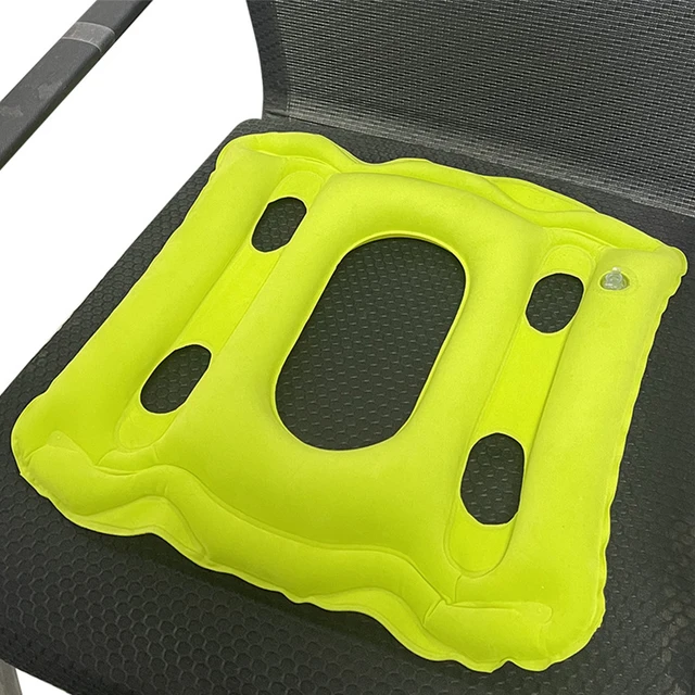 Inflatable Seat Cushion Tailbone Pain Soft Sore Pad Pressure Relief Air  Travel
