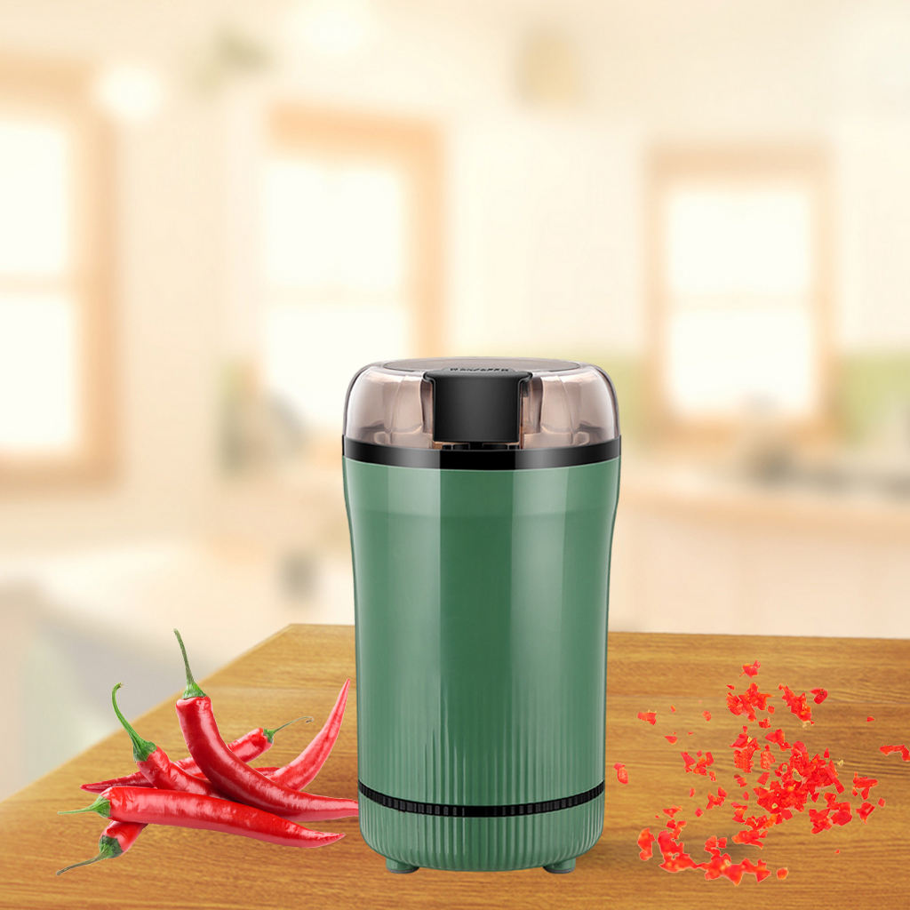 Electric Grinder Stainless Steel Blade Mini Delicate Grinding for Nut Herb Dried Chili Family Baby food supplement machine