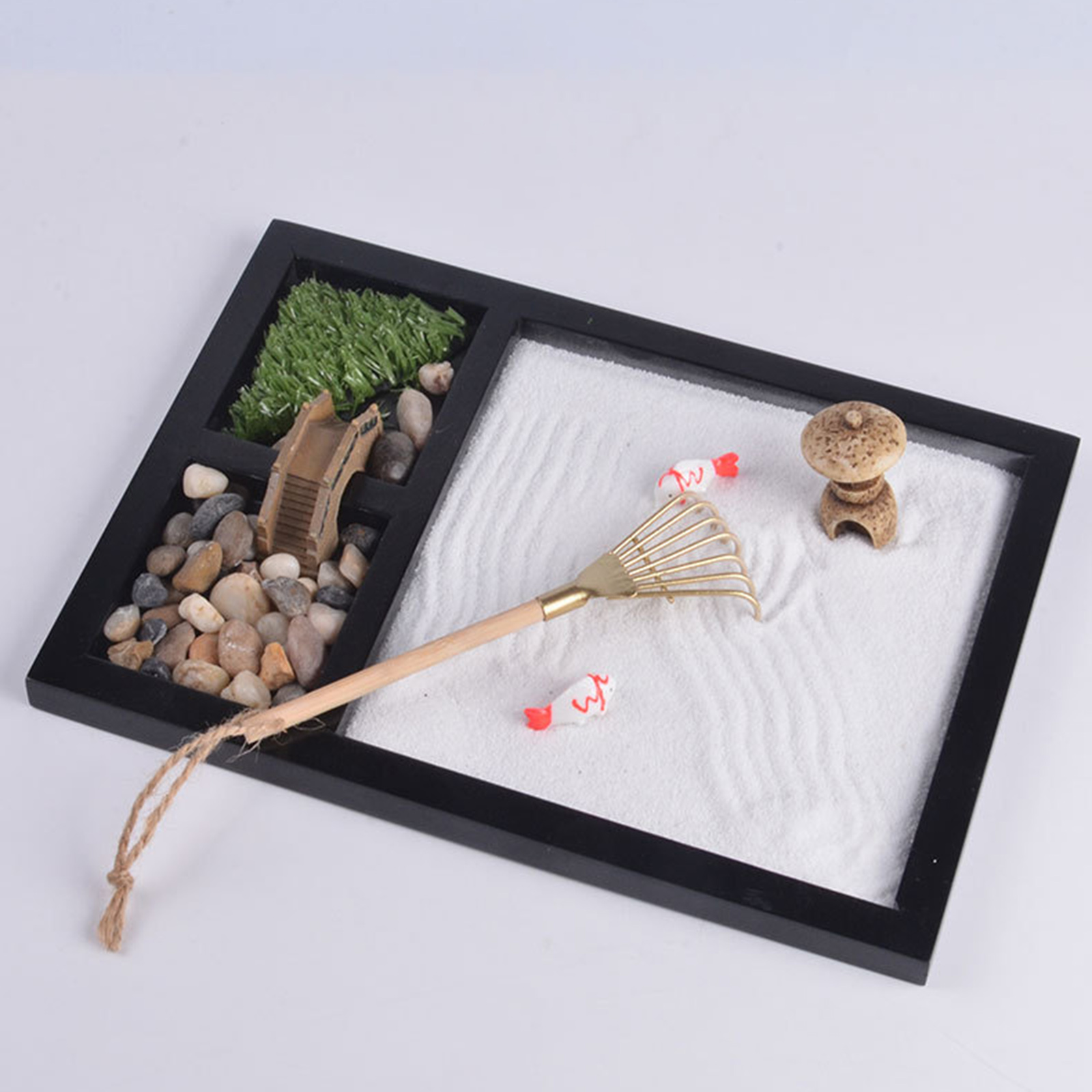 Desktop Zen Garden Meditation Micro Landscape Ornament Relax Yoga Decor
