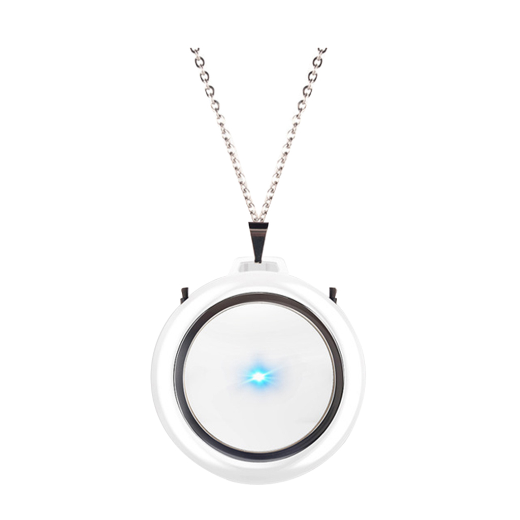 Wearable Air Purifier Personal Necklace Air Cleaner Negative Ion Generator Mini USB Low Noise Air Freshener