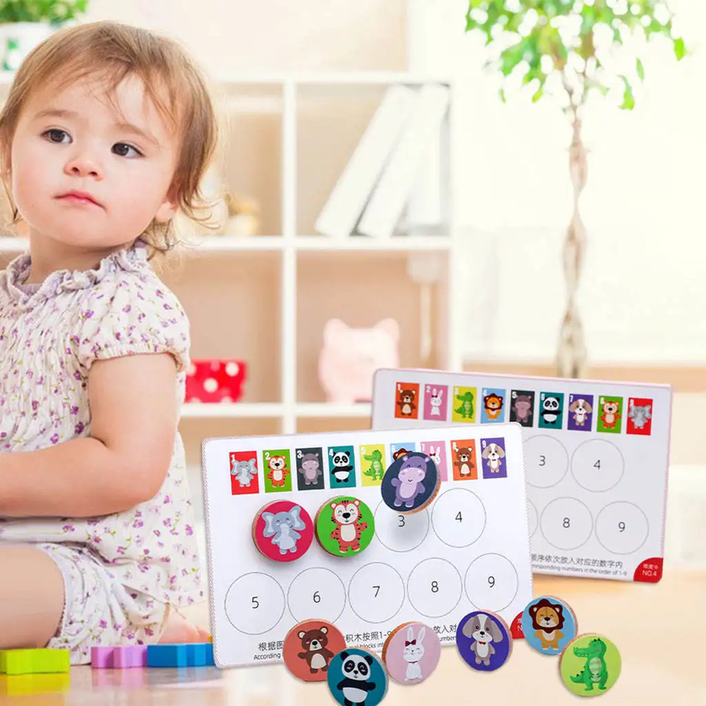 Montessori Animal Logic Game,Early Educational Toys Preschool Kindergarten,Animal Matching Toys for Kids