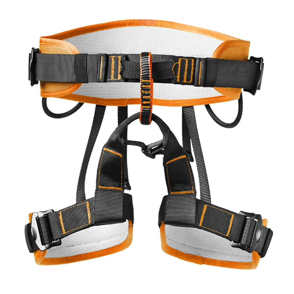 Climbing Harness Safe Seat Belts for Mountaineering Proof Working on The Higher