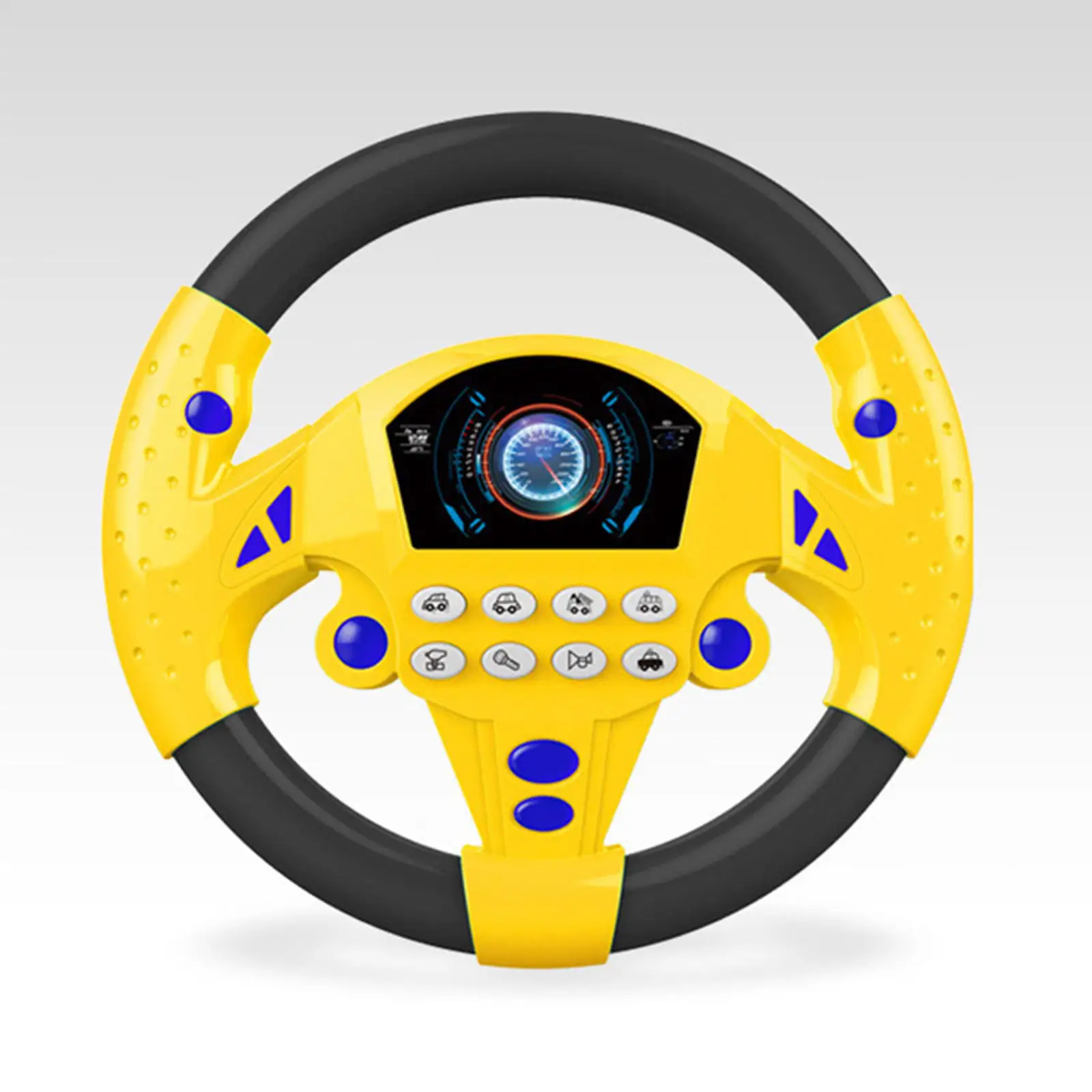 Steering Wheel Toy Lovely with Sound Light Steering Wheel Car Seat Toys Activity Toy for Early Childhood Stroller 3+ Year Old