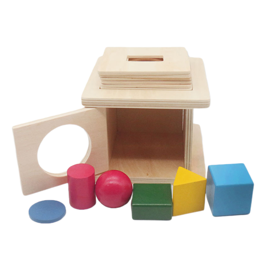 Boxed Shaped Matching Game Toys 6 In 1 Shape Sorter Kids Color Cognitive Development Toy