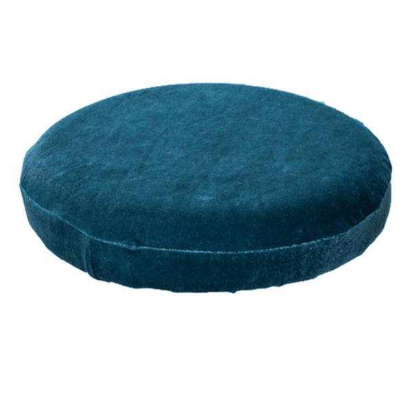 2xSoft Velvet Stretchy Wedding Dining Room Chair Seat Cover Blue