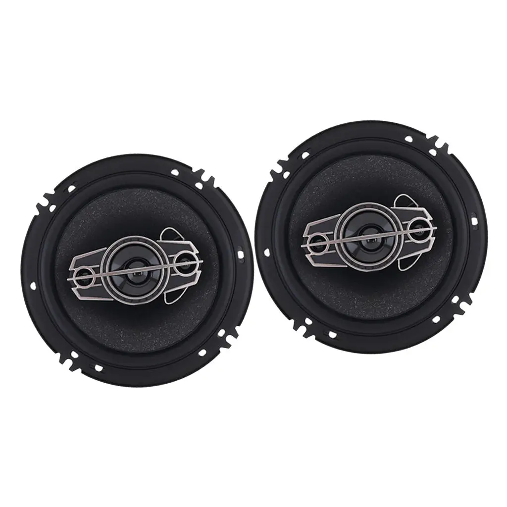 2Pcs 2 6.5 Inch 4 Way Car Automobile HiFi Coaxial Speaker Easy to Install