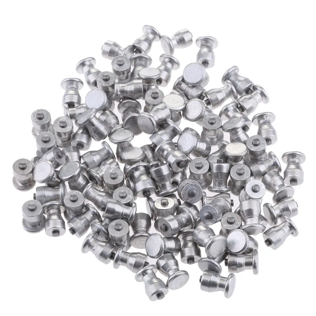 100 pcs 10mm Universal Car Tires Anti-Slip Screw Stud Tyre Snow Spikes Studs