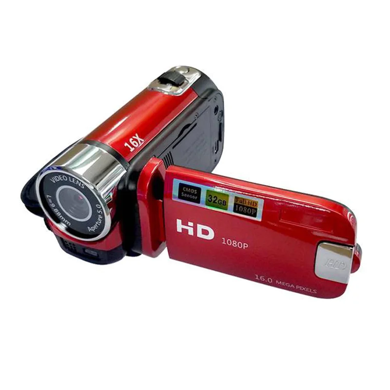 Filmadora Digital Full HD, 1080P, Tela LCD,