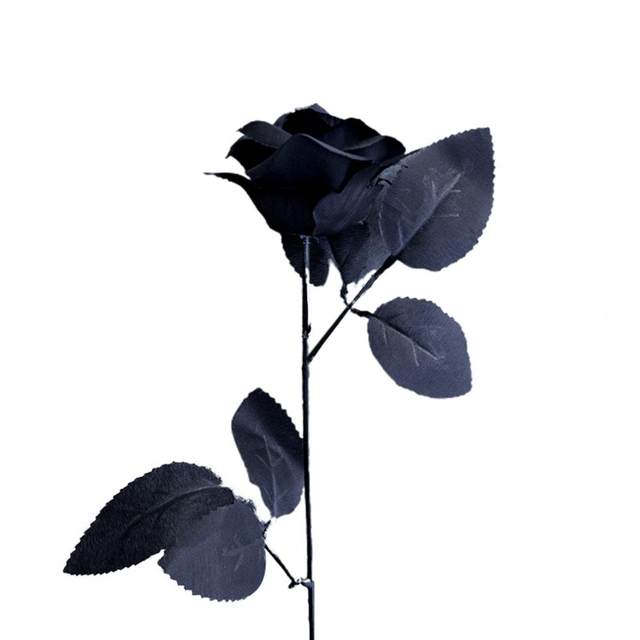 Gothic Black Rose Artificial Flowers Simulation Flowers Valentine Gift