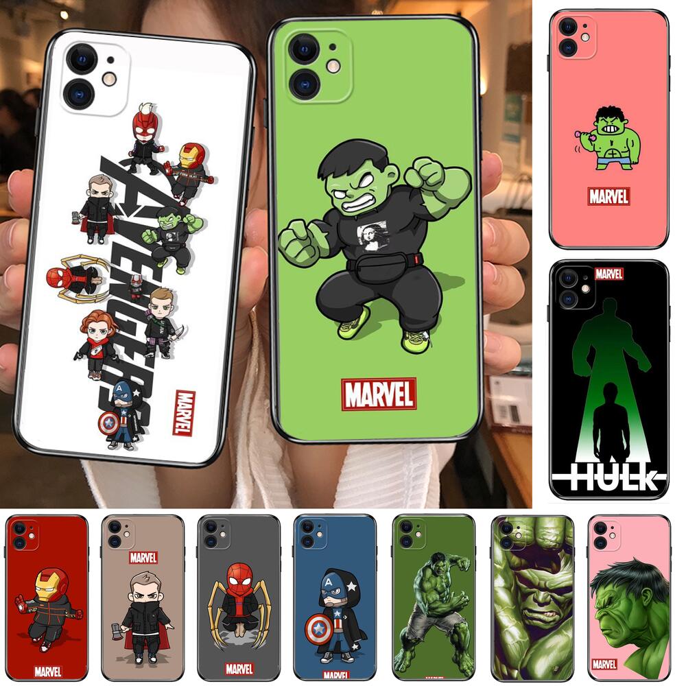 Чехлы для телефонов Мстители Marvel Халк для iphone 13 Pro Max 12 11 Pro  Max 8 PLUS 7PLUS 6S XR X XS 6 mini | AliExpress