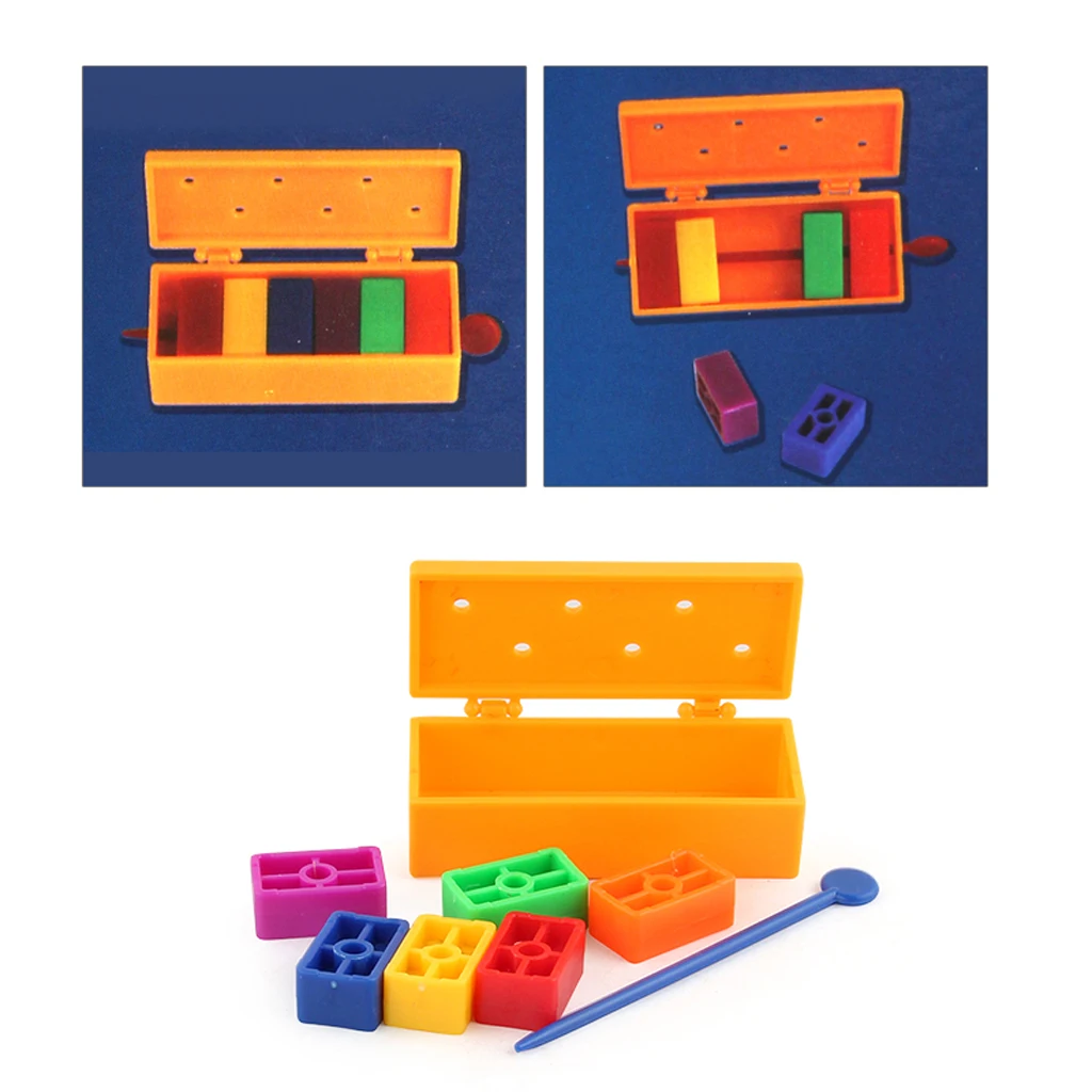 Amazing  Tricks Kids Toys Props ian Supplies Color blocks escape