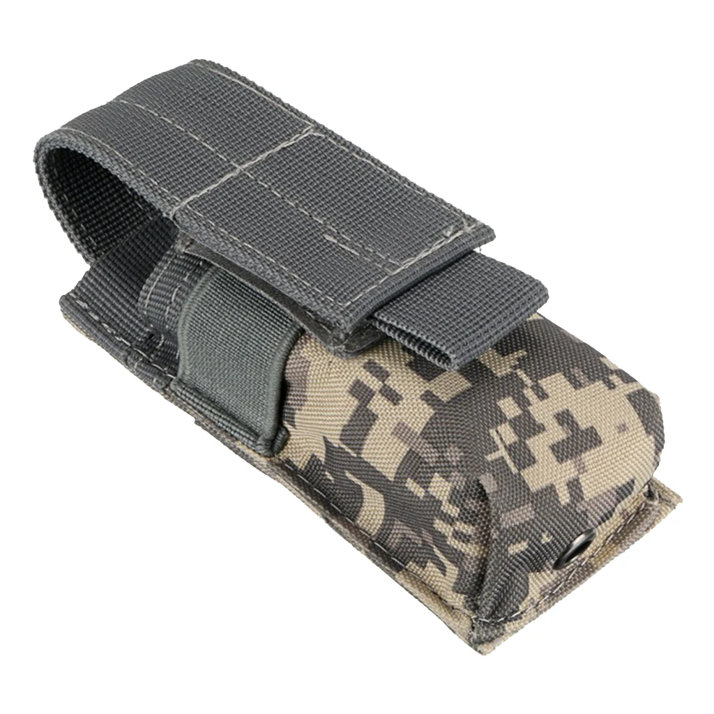 12 x 5.5 x 4cm Waterproof Nylon Tactical Military Flashlight Torch Belt Holster Holder Pouch Batter Bag