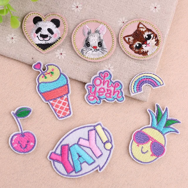 Buy Cute Japanese Noodle Egg Embroidery Patches Sweet Doughnut Circle  Lollipop Biscuits Octopus Appliques Clothing Patch Badges Online - 360  Digitizing - Embroidery Designs