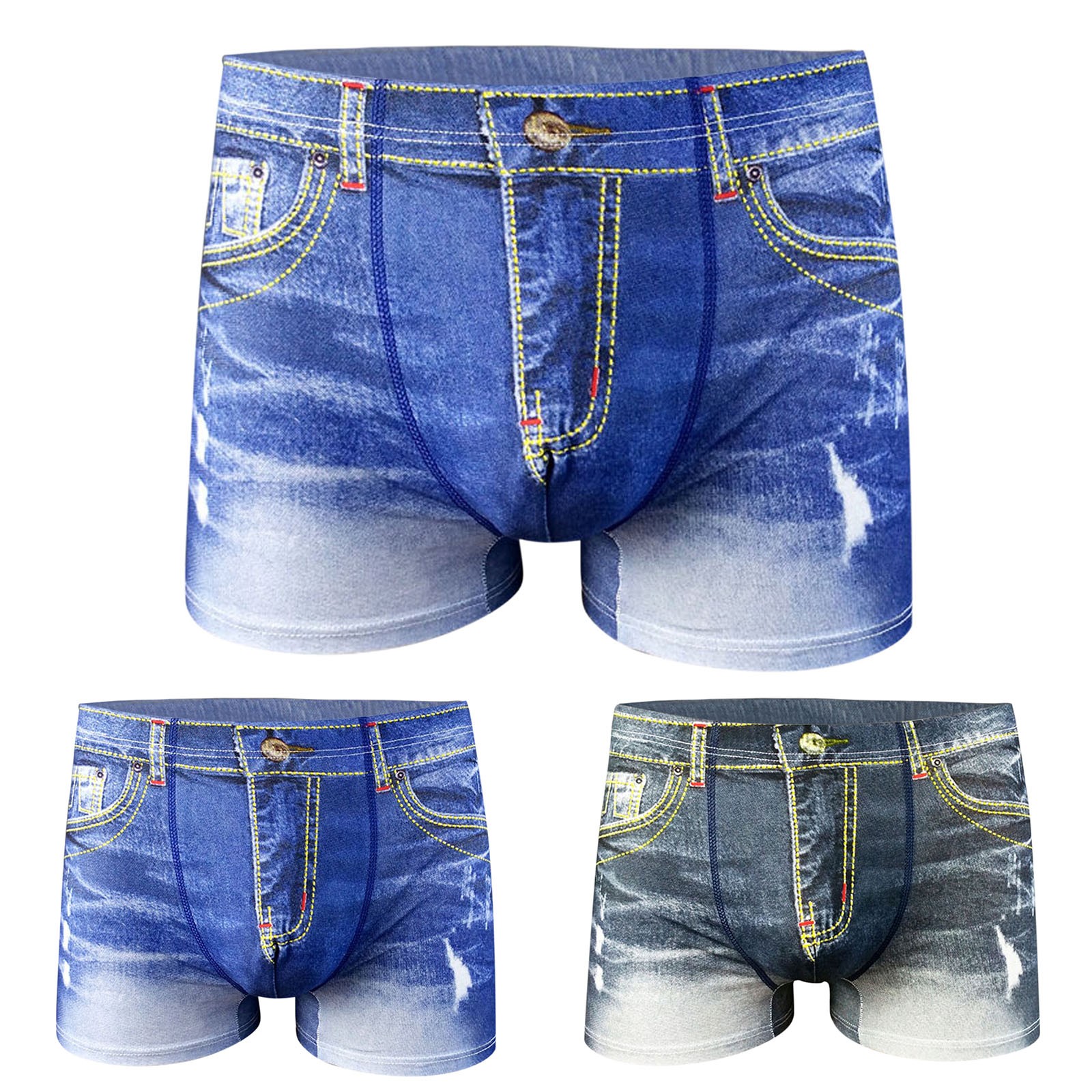 Title 3, New Fashion Brand Men Denim Underwear 3d Sexy B...