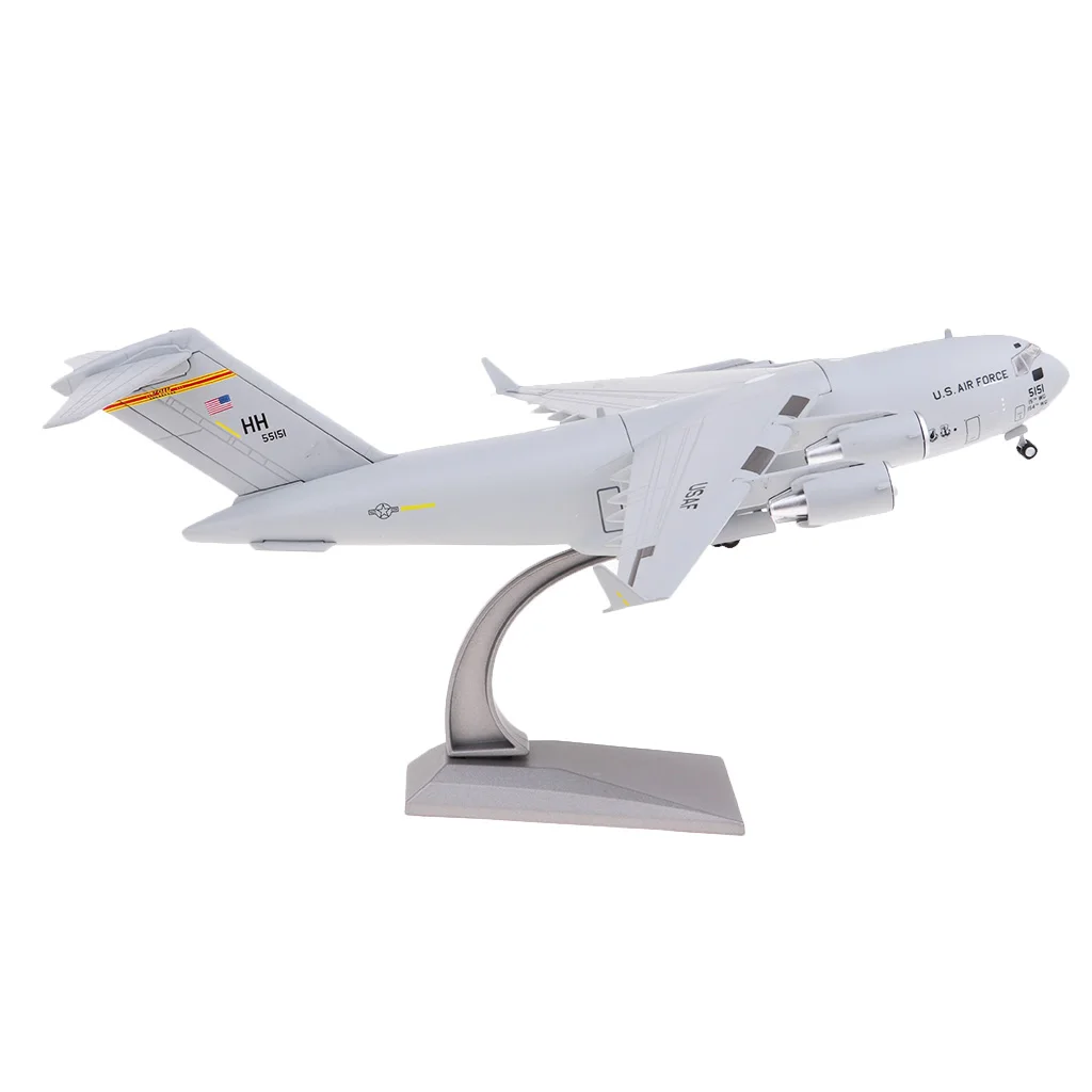 1:200 Metal Diecast Aviation C17 Transport Aircraft Airplane Toys Kids Gift