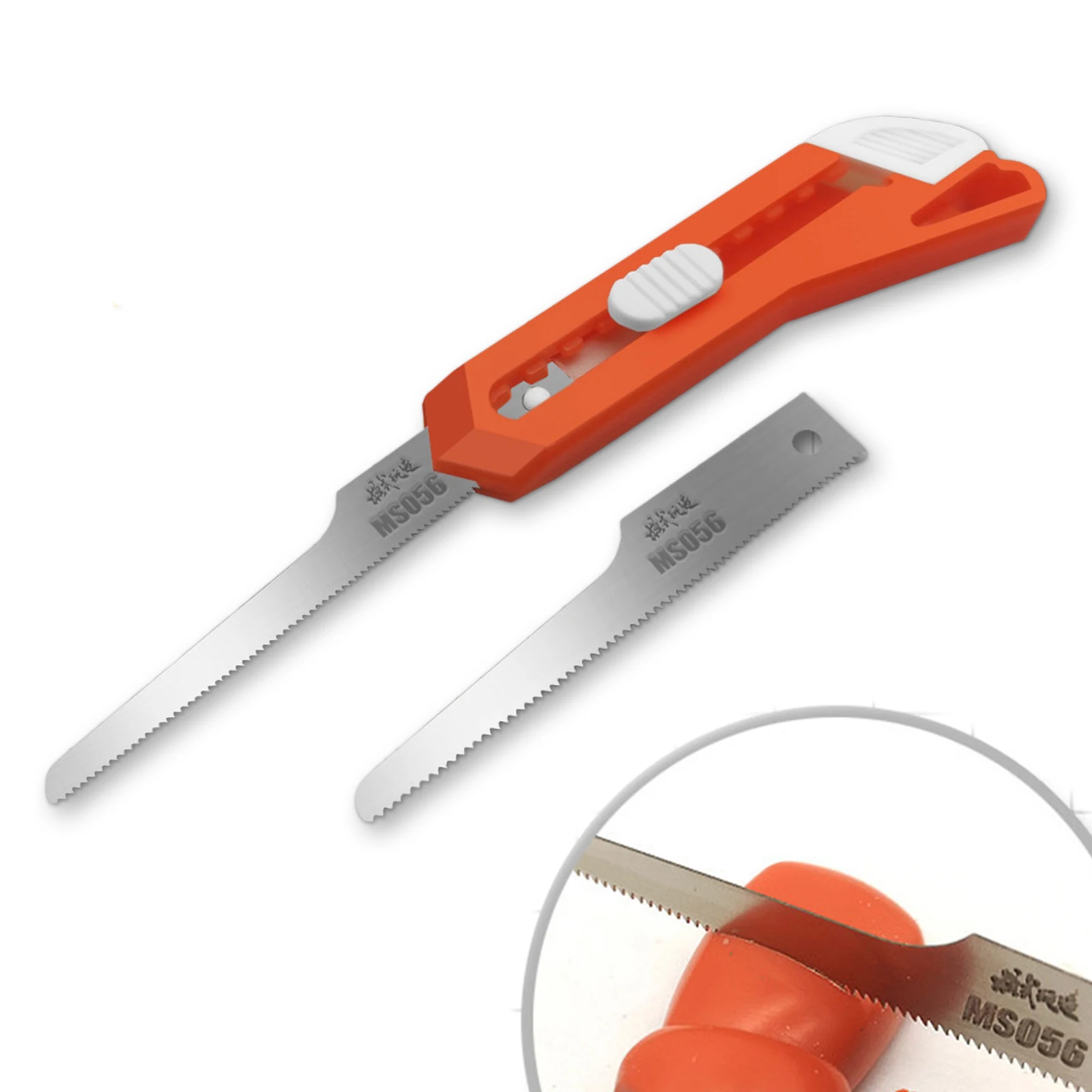 Handy Model Cutting Mini Hand Saw Knife Blades 2 in 1 DIY Craft Hacksaw Tool