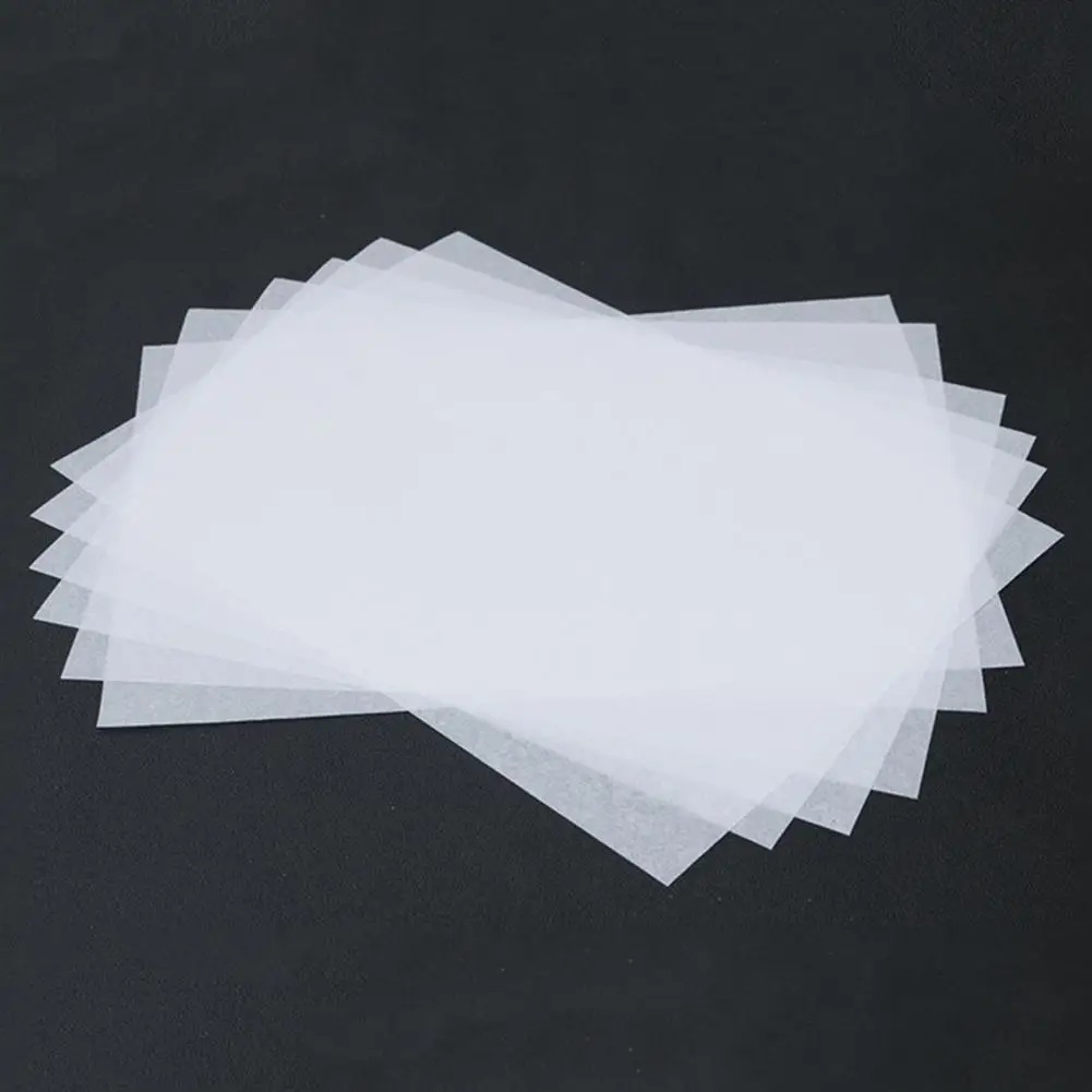 100Pcs Translucent Tracing Paper Calligraphy Craft Copying Sheet Writing I1K5 