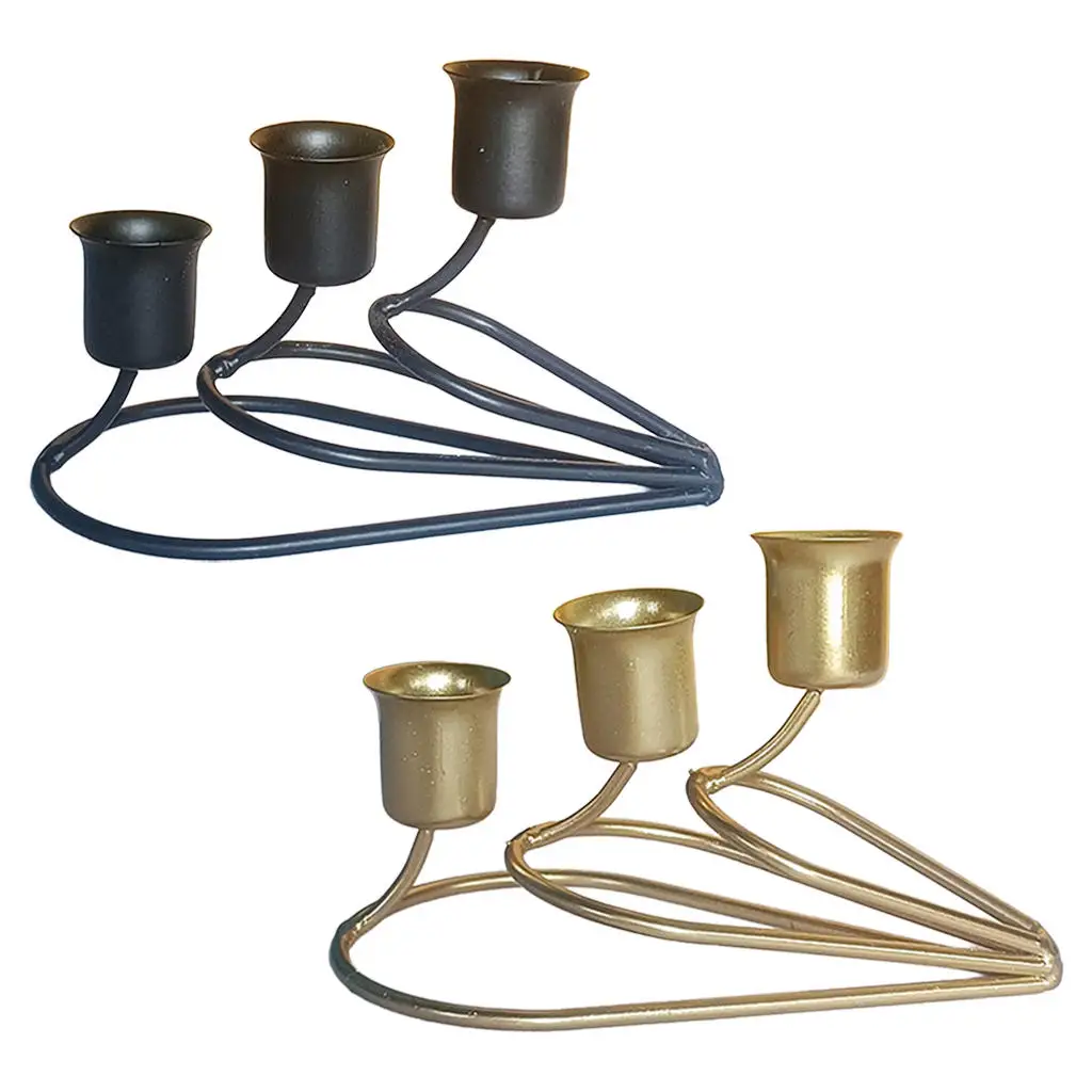 Modern Candle Stand Vintage Romantic Home Decor Candlestick Holder for Living Room