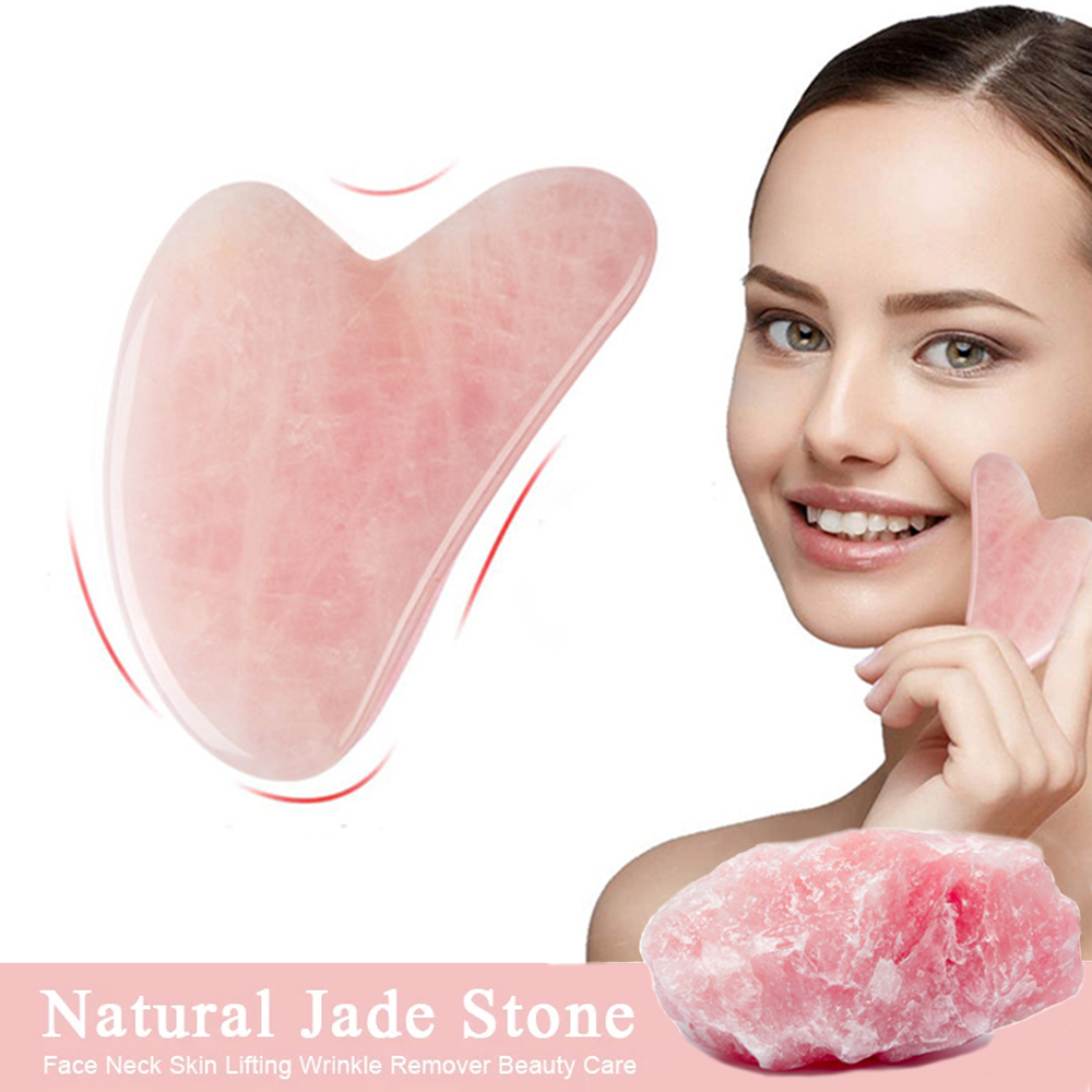 Best of Natural Rose Jade Gua Sha Gouache Scraper Massager For Face Body Facial Skin Lifting Wrinkle Remove Beauty SPA Care Tools Reviews & Tips