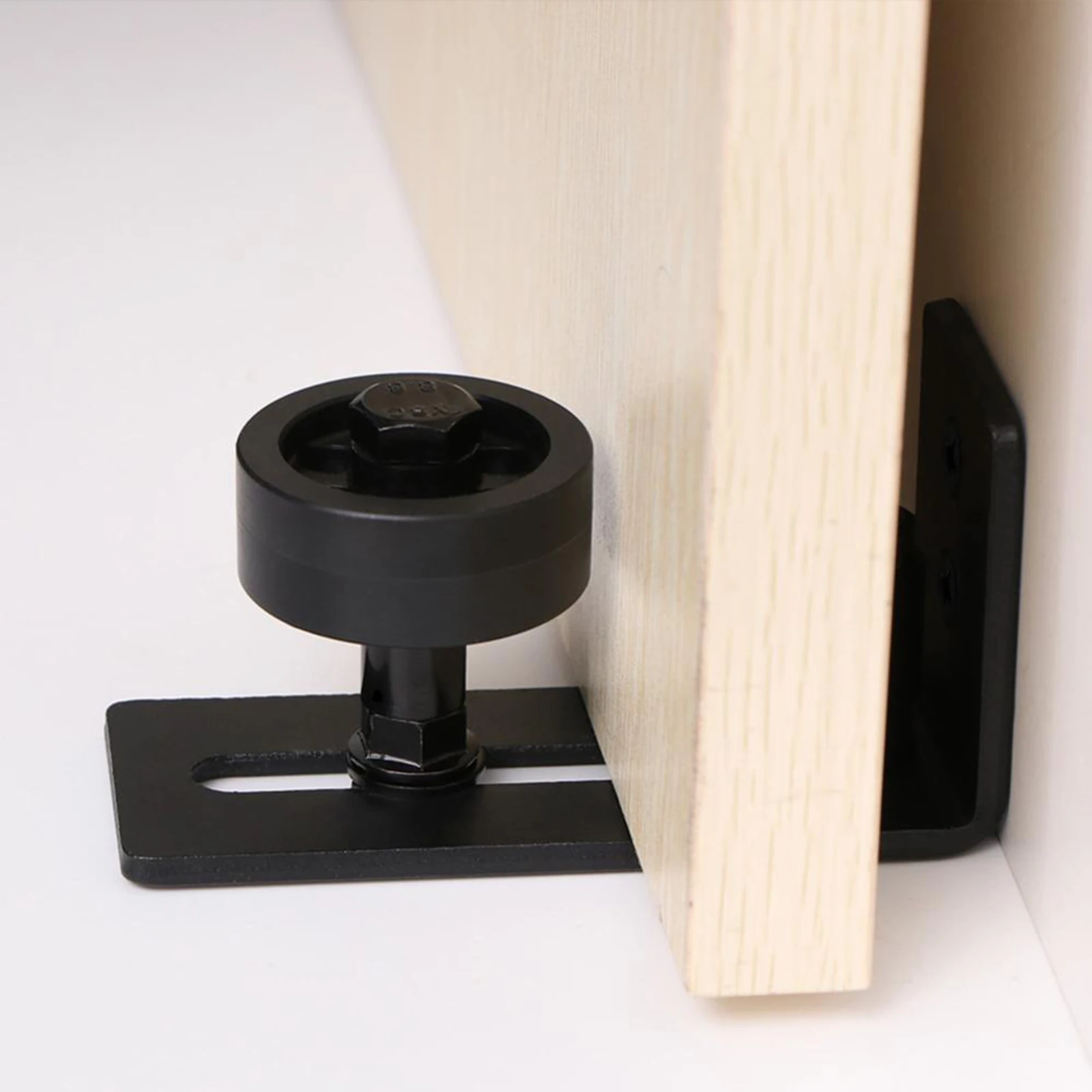 Flexible Adjustable Wall Mount Sliding Barn Door Bottom Floor Guide