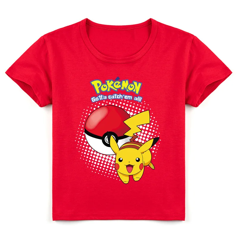 beproeving Incarijk twintig Pokemon T-shirts Boys | Pokemon Clothes Kids | Pokemon Tshirt Kids -  Animation Derivatives/peripheral Products - Aliexpress