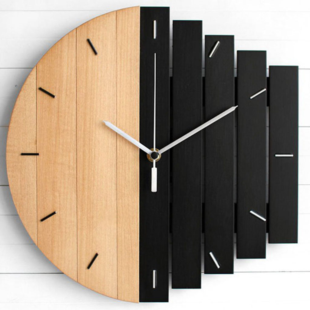 12-inch Modern Wall Clock Steampunk Futuristic Silent Bedroom Home Office Hotel Cafe Decoration