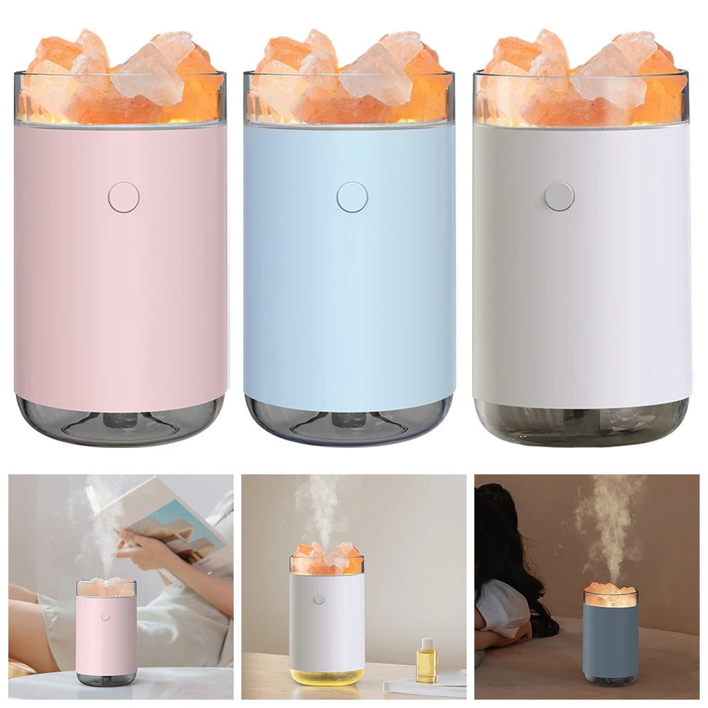 Essential Oil Diffuser Himalayan Salt Lamp Diffuser Mist Humidifier