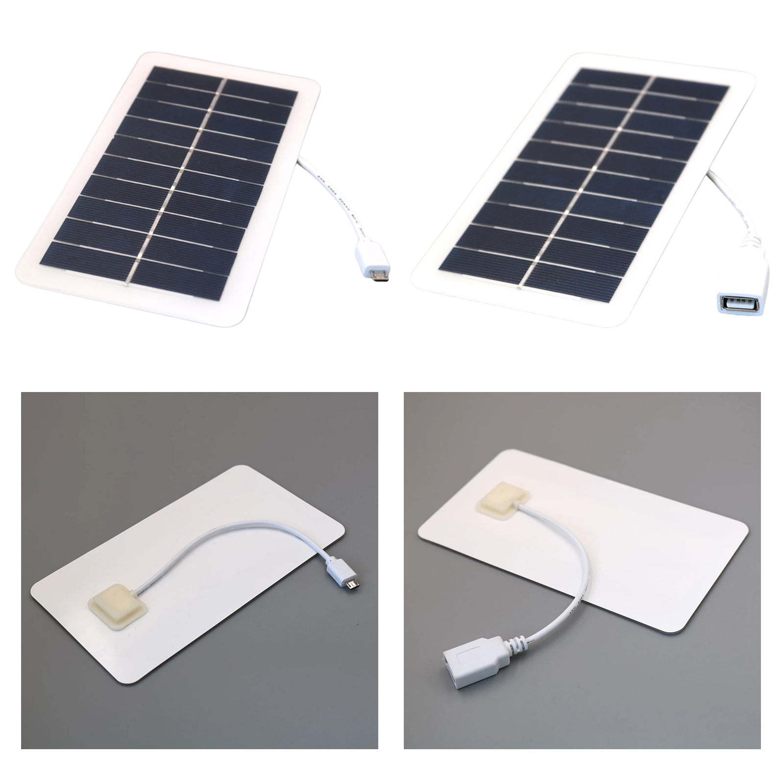 Solar Panel Charger GPS Camera Cell Phone Charger for Biking Outdoor Riding Garden Porch Hallway