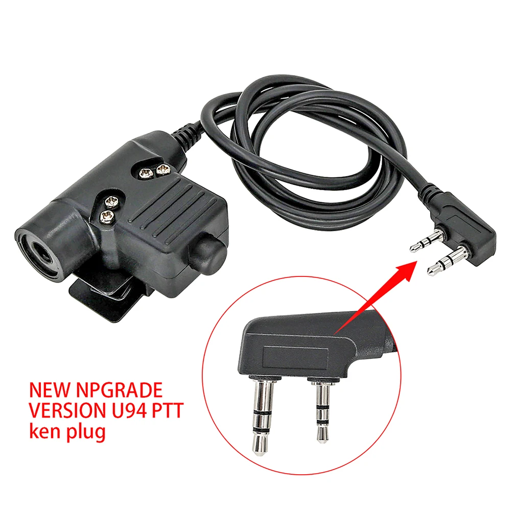 Un adaptador de corriente con un nuevo enchufe Ken PTT U94 versión NP-Grade. El adaptador tiene un cable en espiral y un enchufe con dos contactos metálicos, que probablemente esté diseñado para un tipo específico de dispositivo o equipo.