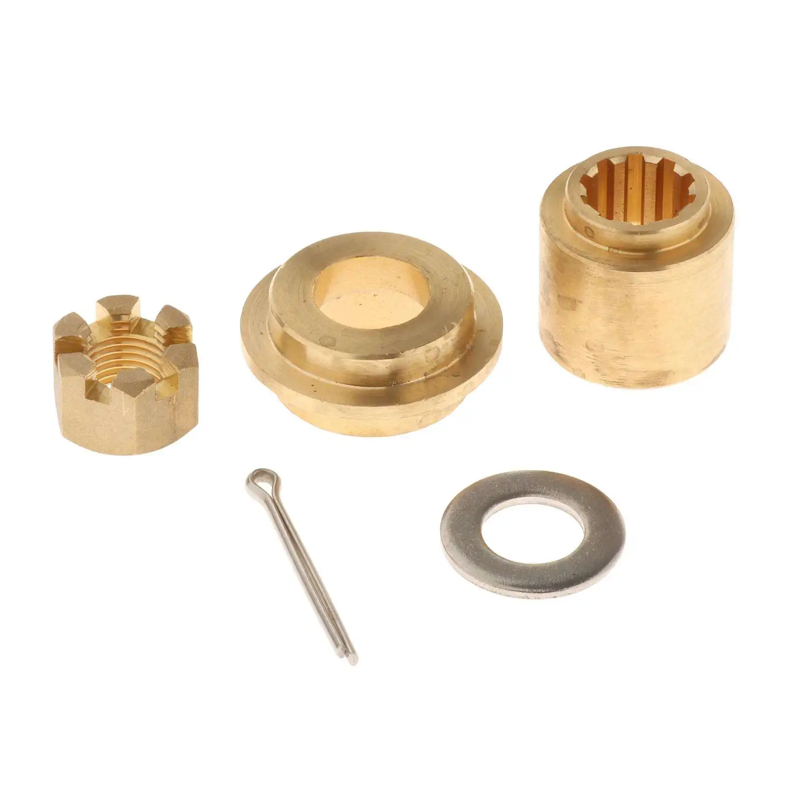 Propeller Installation Hardware Kit Fit for Yamaha Thrust Washer Spacer Nut 6L2-45987-01 689-45997-00 Boat Parts