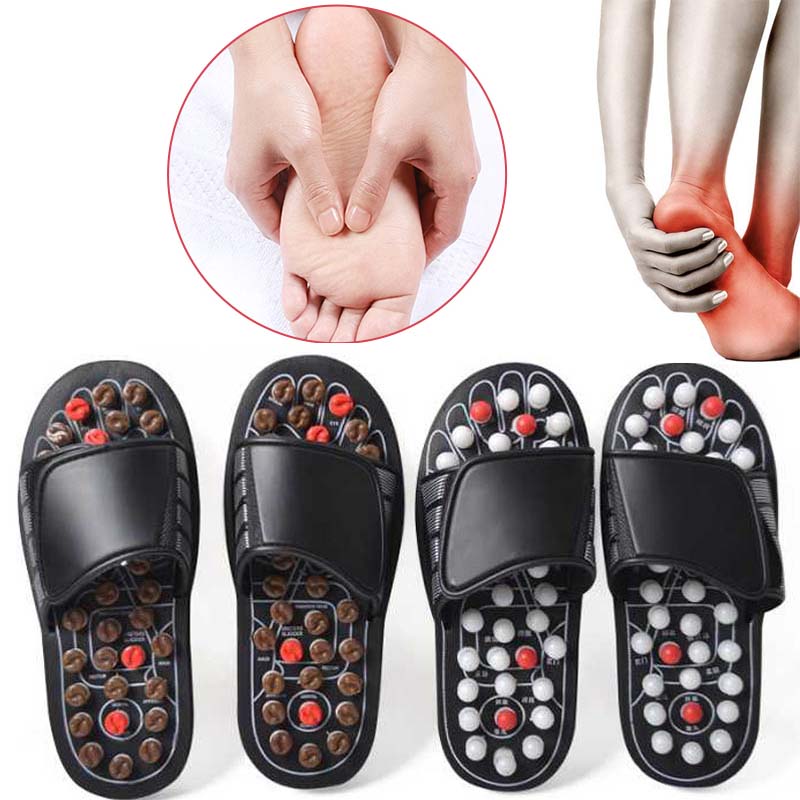 Best of Home Women Men Foot Acupoint Feet Massage Slippers Shiatsu Sandal Feet Acupressure Therapy Rotating Foot Massager Shoes Reviews & Tips