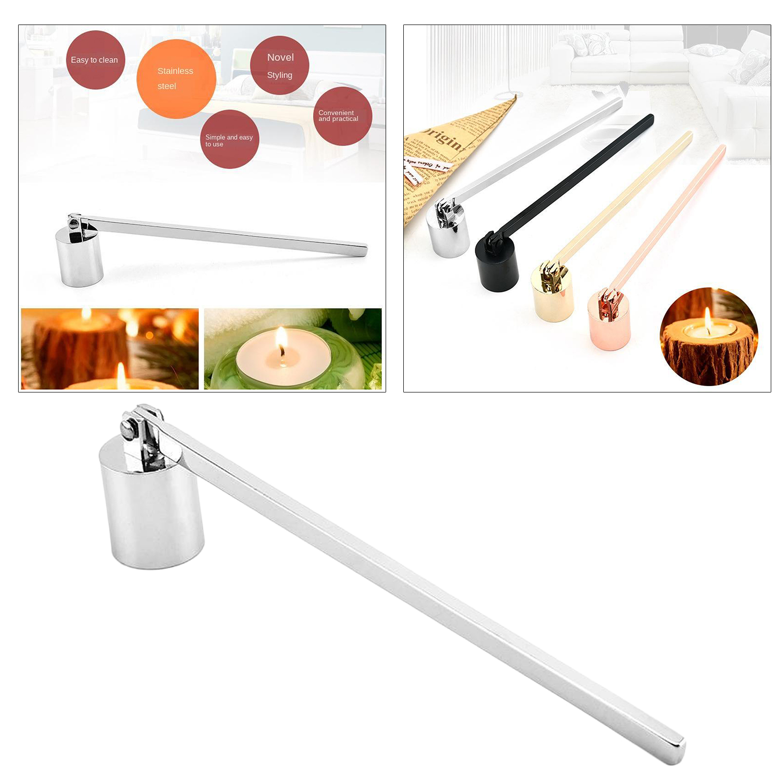 Snuffer Candle Accessory to Extinguish Candle Wicks Extinguish Accs