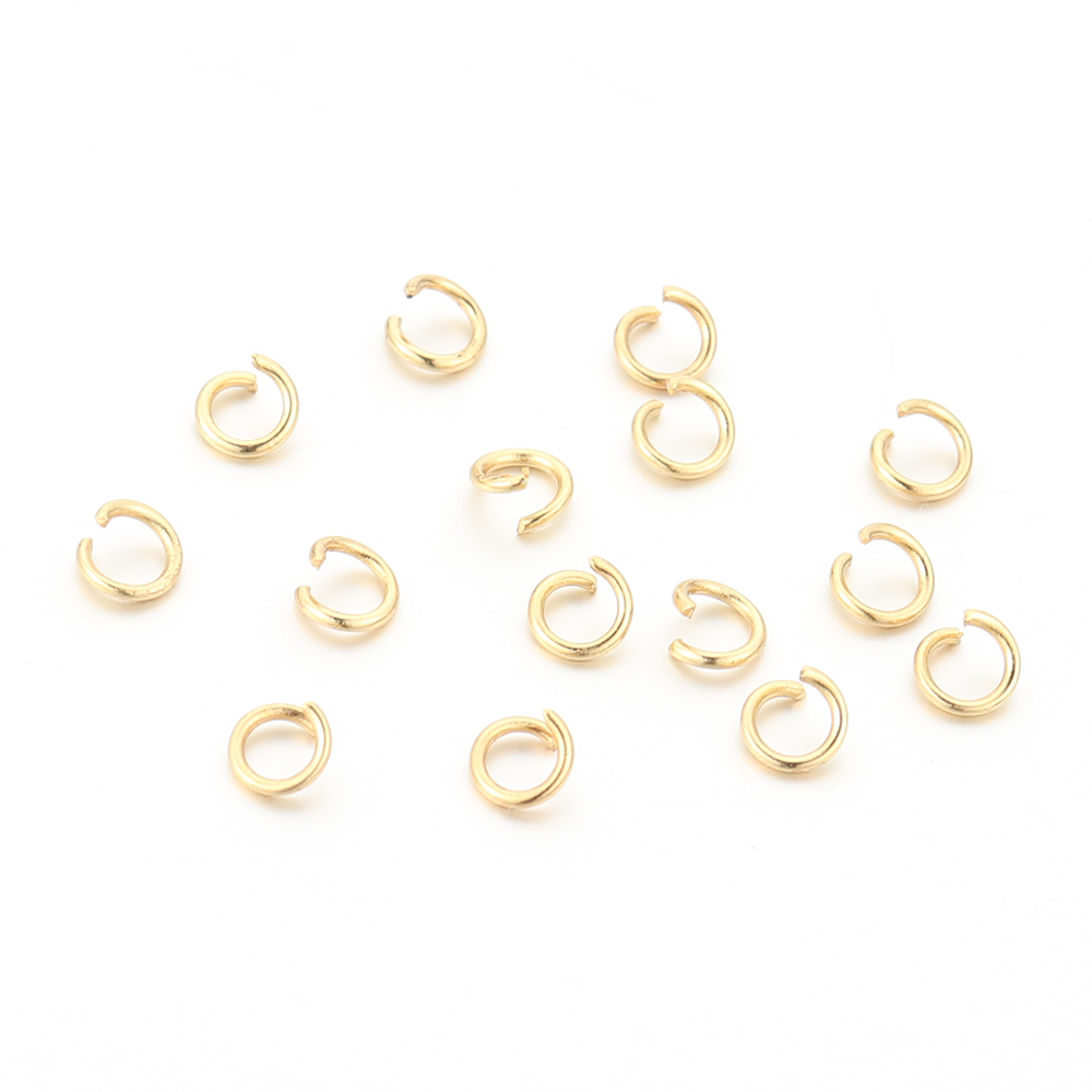 100 Stück offene Biegeringe aus Edelstahl, 5 mm, Schmuck, Halskette, Spaltringe, Verbinder für DIY-Geschenke, Herstellung von großen Mengen im Großhandel – Detail 5