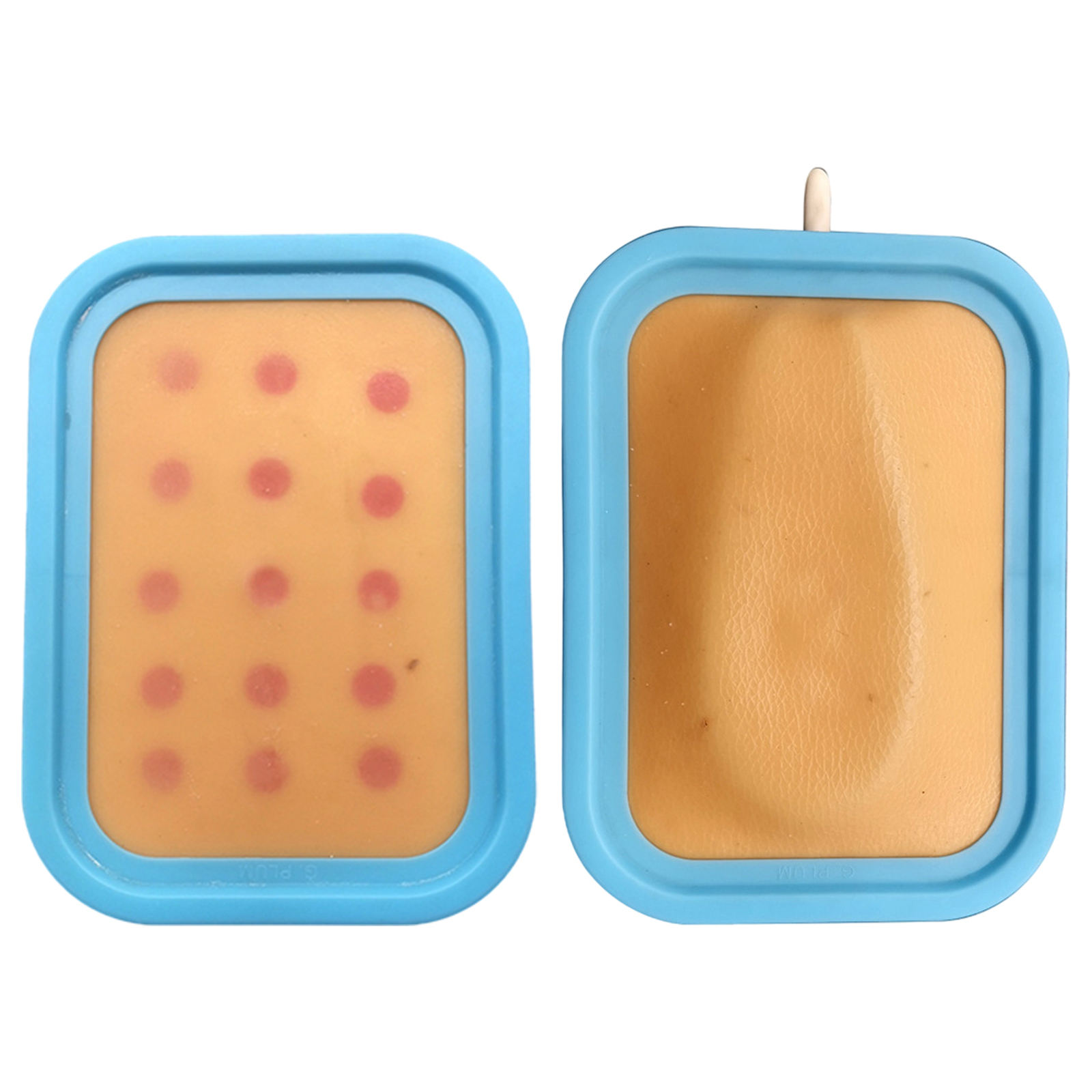 Venipuncture IV Injection Training Pad Silicone Human Skin Suture Training Model Medical Blood Sampling