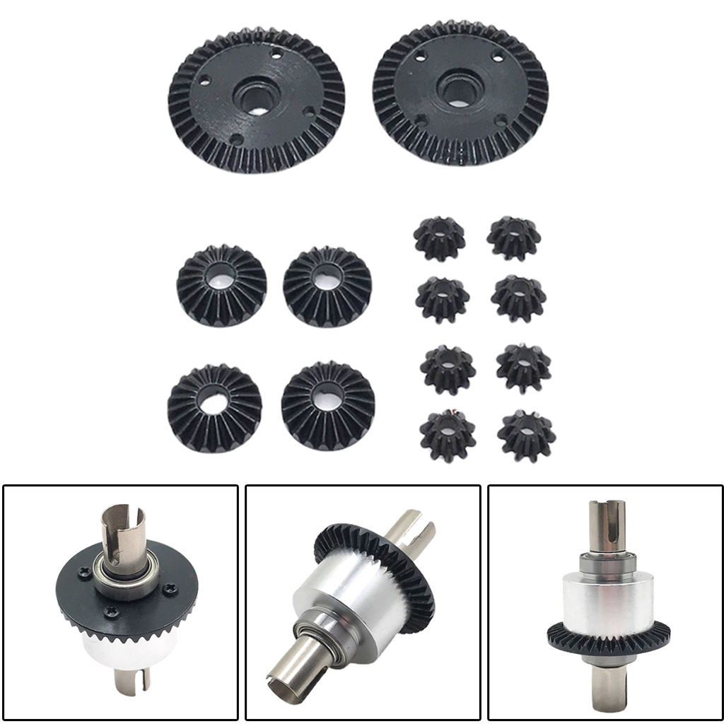 Diff Differential Main Metal Spur Gear 10T 20T 40T Motor Gear RC Part for WLtoys 104001 1/10 RC Car