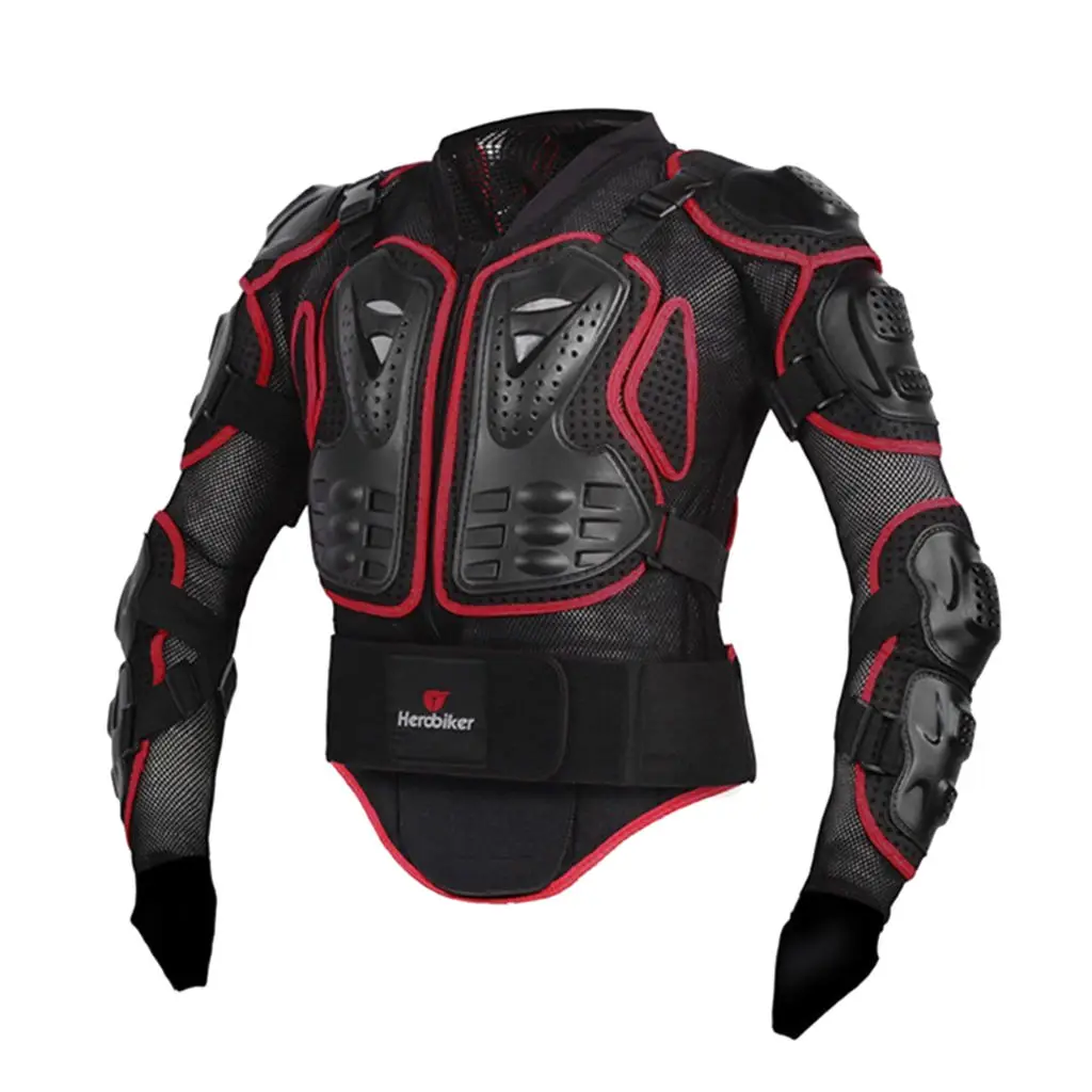 Motorcycle Full Body Protective Armor Jacket Spine Chest Protection Durable Unisex Body Protection