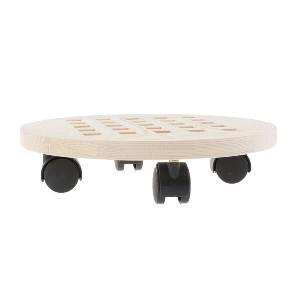 Movable Flower Pot Tray With Wheel Plant Flower Pot Base Plant Stand