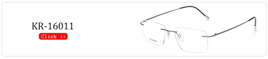 Krasivyy Pure Titanium Rimless Glasses Frame Men Prescription Eyeglasses Germany Women Myopia Optical Frame Screwless Eyewear