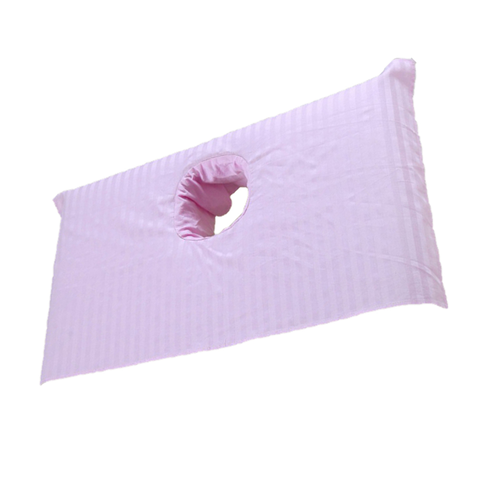 Soft Cotton SPA Massage Bed Sheets Table Cover with Breath Hole 75 x 55cm