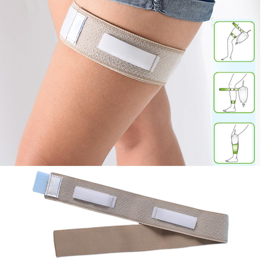 Catheters Tube Leg Holder Adjustable Fixed Holder Soft Breathable Fleshcolor Thigh Support for Urine Bag Nursing Care Patients