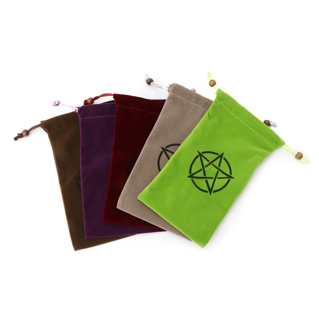 Tarot Card Bag / Table Cloth Cover Square Tablecloth Velvet Embroidered