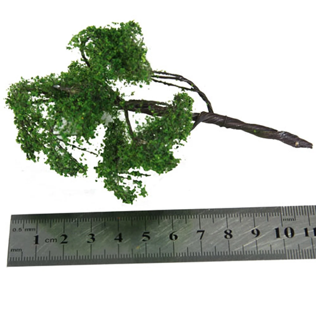 12cm 1:75 Scenery Elm Model Tree For Railways Railroad Garden Diorama Decors