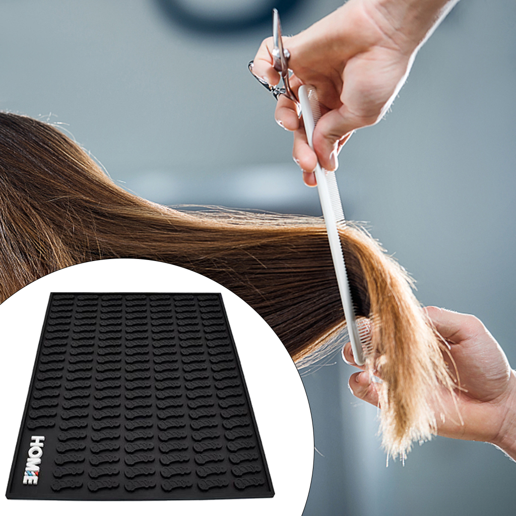 Mat for Hair Styling Tools Station Tray for Hair Straightener Salon Use