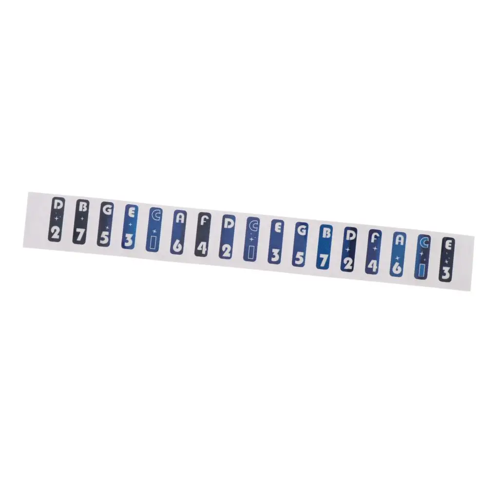 Kalimba Steel Key  Note Sticker for Beginner Learner Musical Set