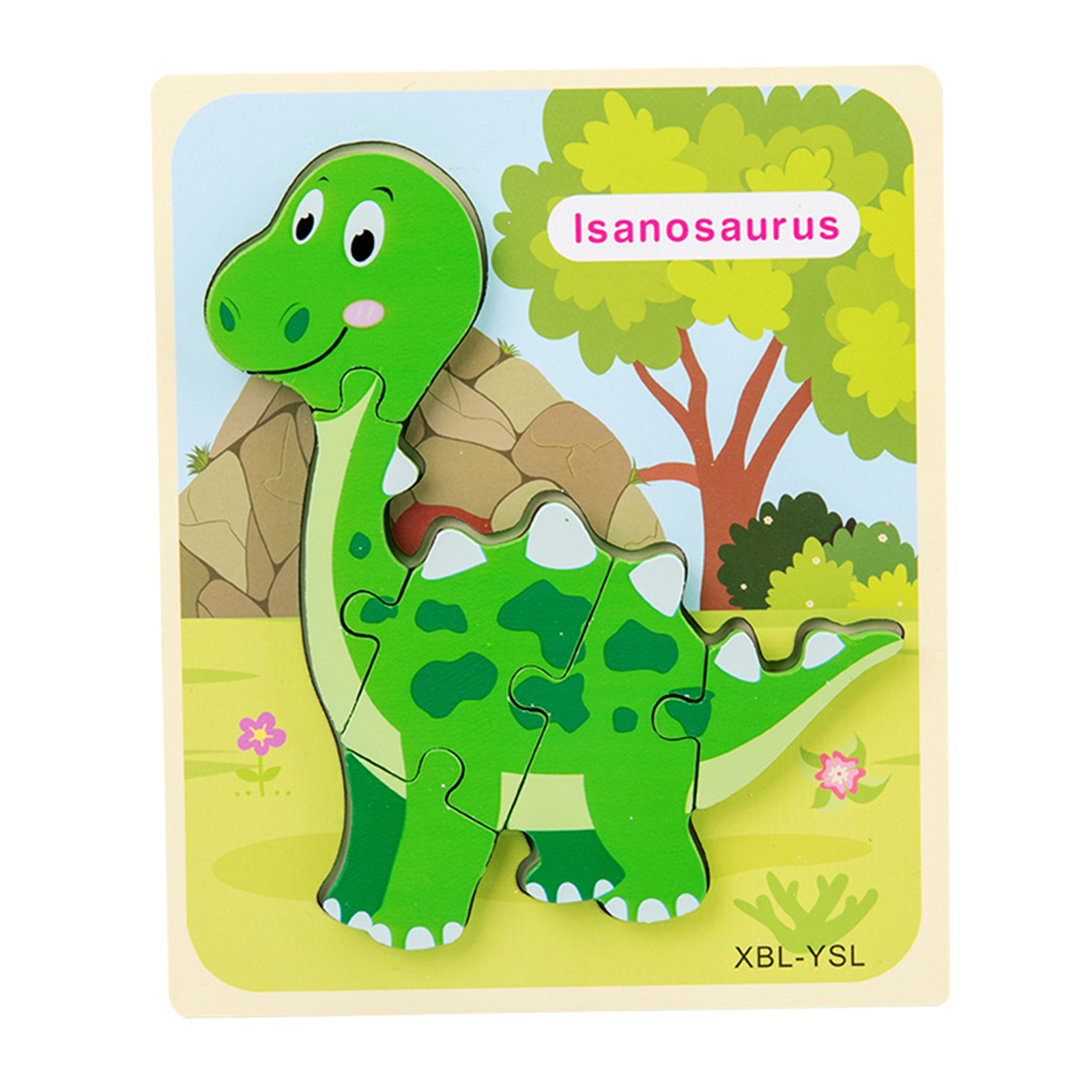 Toddler Puzzles for 1 2 3 Year Old Boys Wooden Dinosaur Puzzles for Kids Ages 3+ Baby Infant Learning Educational Dinosaur Toy