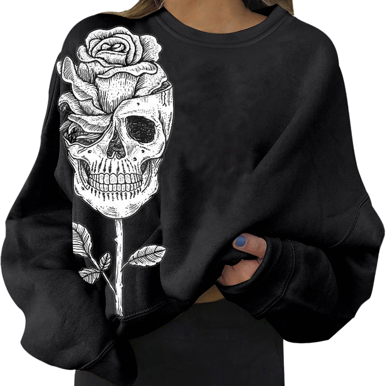 Halloween Sweatshirt Casual Clothing Sweaters Tops Crew Neck Pullover for Womems Mens