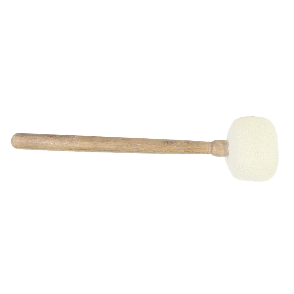 Wool Felt Hammer Stick with Wood Handle for Singing Bowl Tibetan Buddhist Meditation Accessory