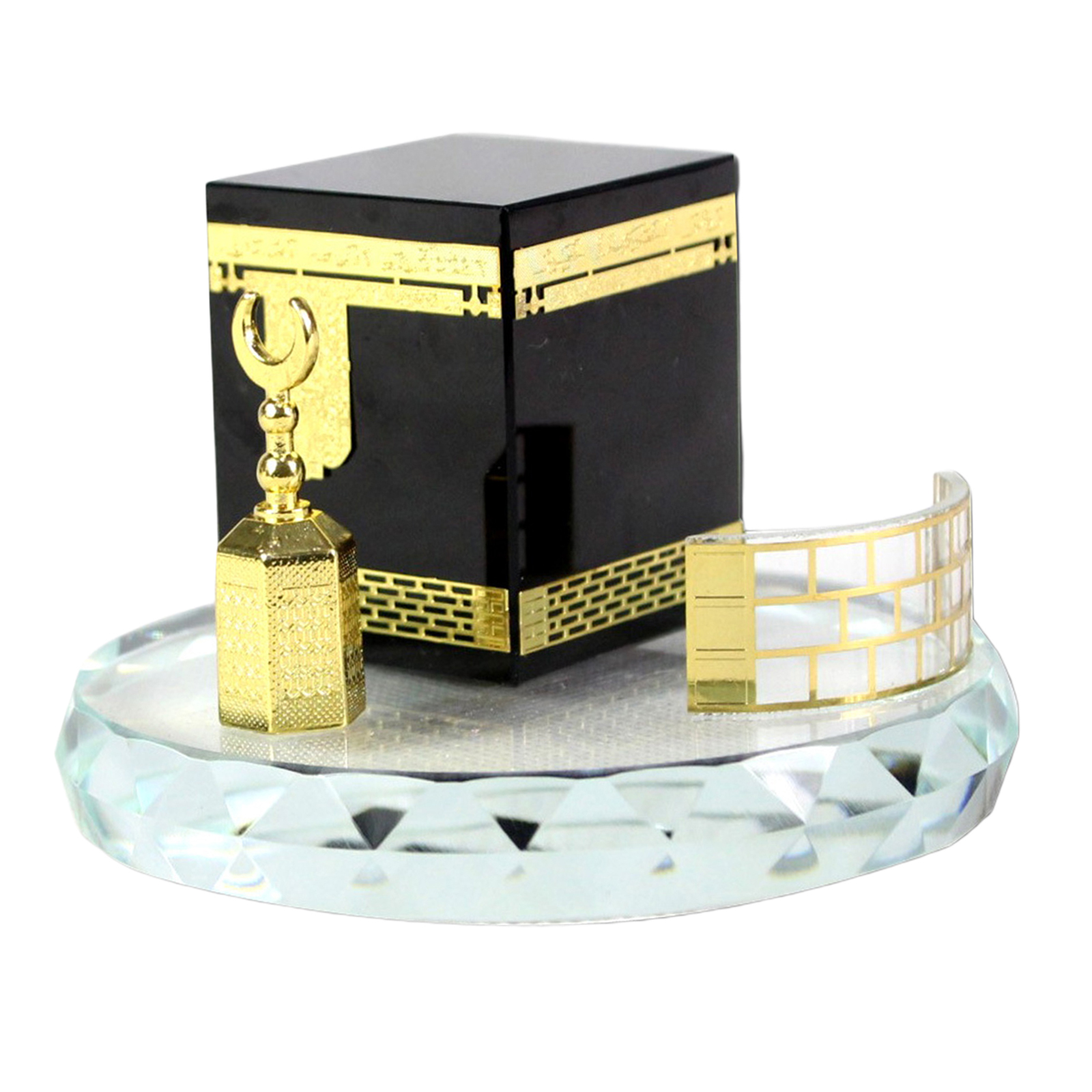 Muslim Crystal Architecture Building Miniature Model Home Desktop Decoration
