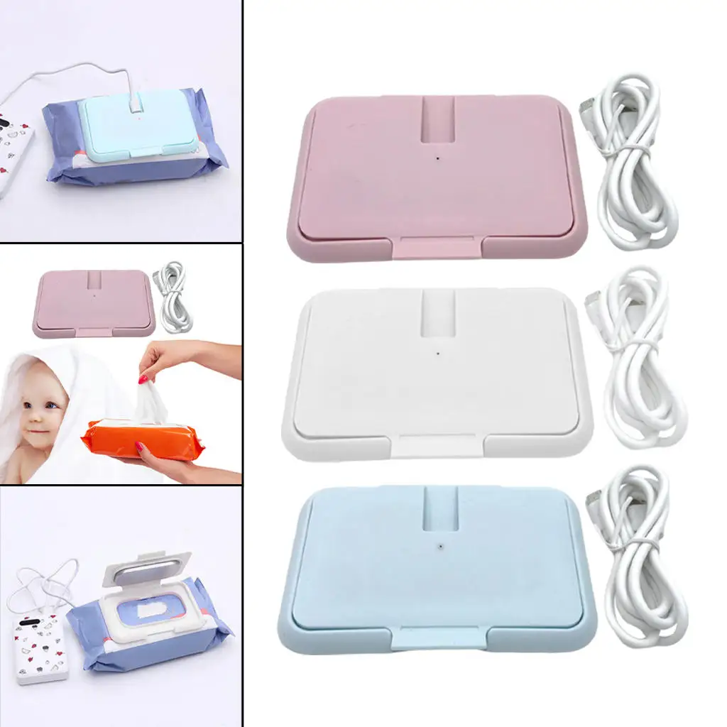 Electric Baby Wipe Warmer Thermal Warm Paper Warmer Baby Wet Wipes Dispenser Baby Wipes Warmer Heating Machine for Home Vehicle