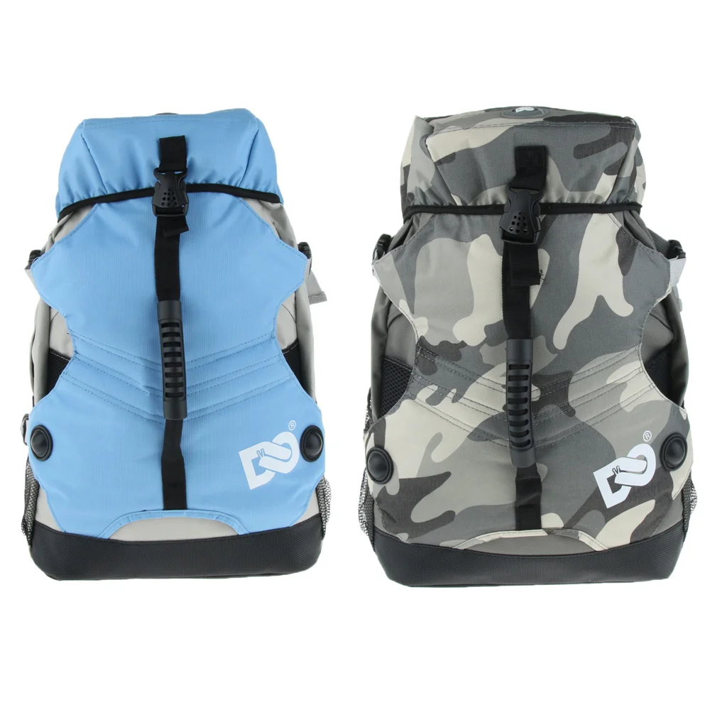 Adjustable Roller Skates Backpack Padded Shoulder Strap Pack 